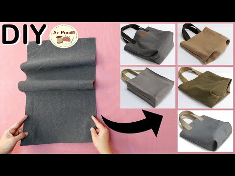 Sewing tips! How to make 5 different bag bottoms