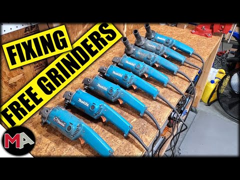 Repairing Makita Angle Grinders