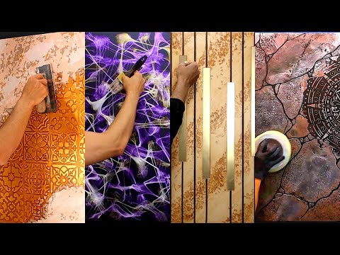 10 creative ways to create beautiful wall decorations with different techniques