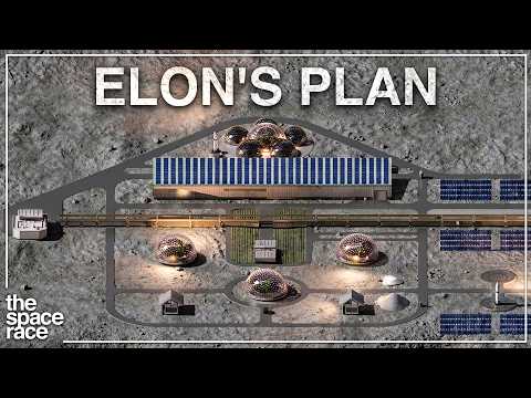 How SpaceX Will Build a City on The Moon