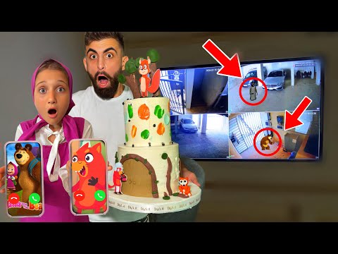 اتصلت على انثى السنجاب الشرير الساعة 3 صباحا.. مع ماشا والدب ( اتحداك تكمل الفيديو للآخر .. )