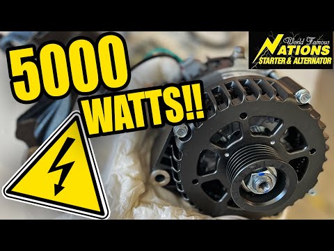 48v Monster Secondary Alternator!  5 Kilowatt Beast! | VANLIFE VLOG
