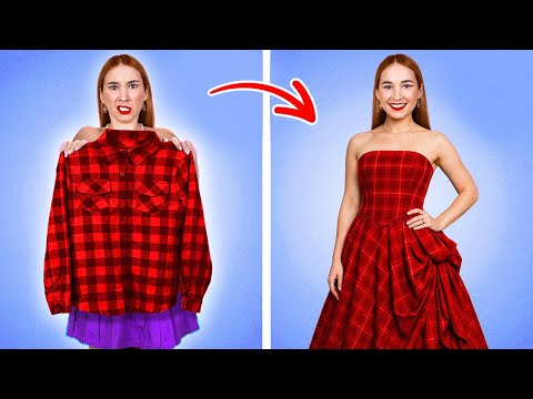 SUPER COOL OUTFIT IDEAS & CRAFTS 👗✨ DIY Clothes Transformation & Makeover Hacks By 123 GO!