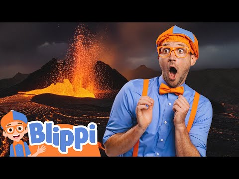 Blippi's Volcano Adventure | Blippi Explores A Volcano! 🌋 | Kilauea Volcano in Hawaii