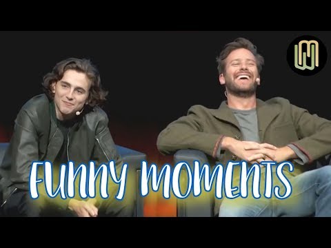 Armie Hammer & Timothée Chalamet - Funny Moments PART 1