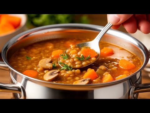 ✨ The Secret to Making the Most Delicious Lentil Soup in a Five-Star Hotel! A 2-Minute Trick! ⏱️