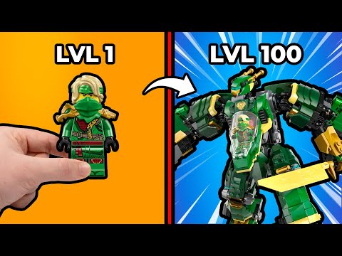 Level 1 vs 100 LEGO Ninjago