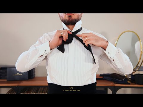 How to tie a bow tie - by la Bowtique