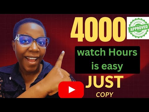 How to Get 4000 Watch Hours on YouTube Fast (2025–2026 Guide)