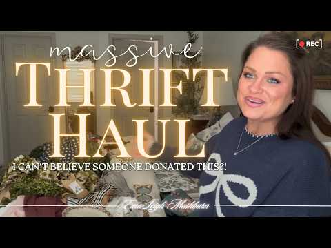 MASSIVE Thrift Haul 2026: Designer Finds (Lululemon, Armani 😳) + Unique Vintage Pieces