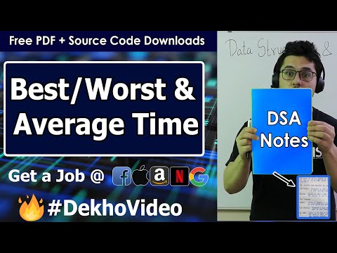 Best Case, Worst Case and Average Case Analysis of an Algorithm (With Notes)