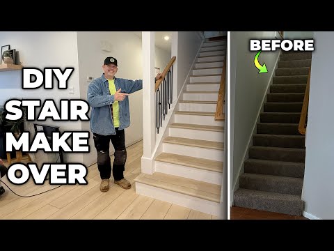 DIY STAIR MAKEOVER | Step By Step Guide!