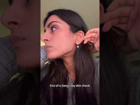 This is how my skin looks with a little bit of make-up left on at the end of a long workday #skin