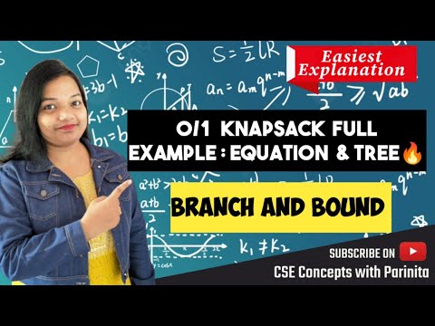 0/1 Knapsack Problem using Branch and Bound in DAA in Hindi | Solved example | Branch & Bound #daa