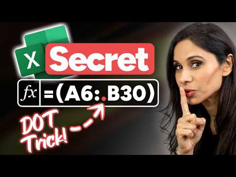 You're ONE DOT Away from Cleaner Excel Reports | Before vs. After TRIMRANGE