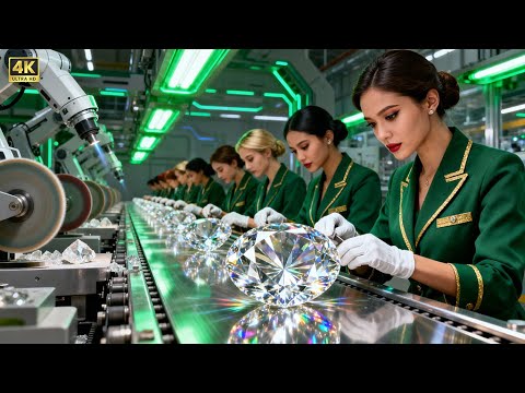 Inside the Diamond Cutting Center: From Rough Stones to Flawless Brilliant Cuts (Full Process)
