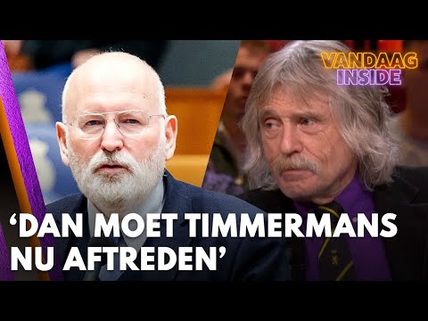 Johan: 'Als Frans Timmermans het goed voorheeft met de PvdA, moet hij nu aftreden' | VANDAAG INSIDE