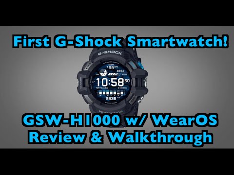 Casio G Shock GSW-H1000 Smartwatch w/ WearOS Full Review
