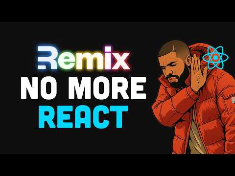 Remix is DROPPING React (and I'm excited)