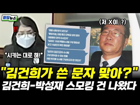"김건희가 쓴 문자 맞아?" 김건희-박성재 스모킹 건 나왔다. 그런데 문자 내용이 이상하다..? (박영식 이동학 김동환) #김건희 #박성재 #끝장뉴스 (1127_목)