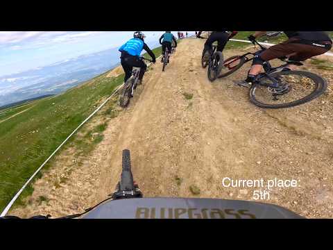 MASS START racing against the locals! Blind racing the Chamrousse Derby 2025