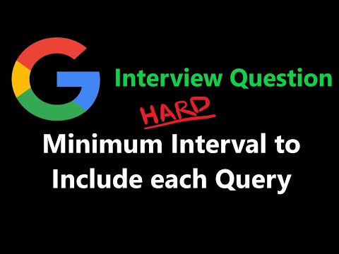 Minimum Interval to Include Each Query - Leetcode 1851 - Python