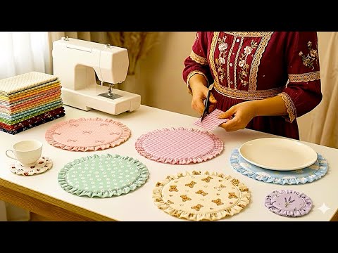 Handmade DIY Table Placemats | Sew Cute Fabric DIY