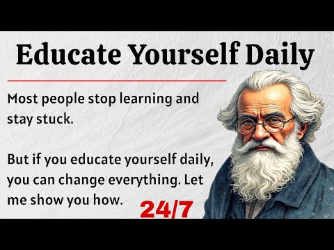 Educate Yourself Daily || Graded Reader Level 2 || Improve Your English Fluency ✅️