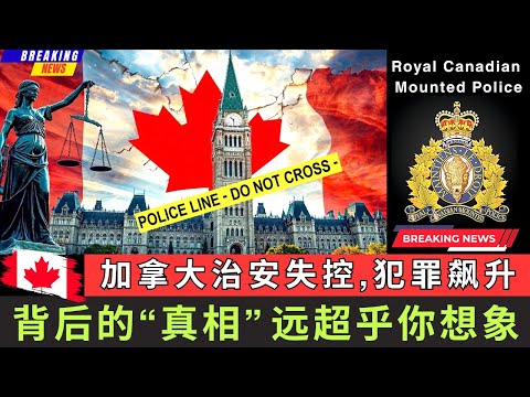 加拿大治安失控犯罪飙升，背后的真相远超乎你想象! 让我带你拨开这层混乱的社会迷雾，揭开到底是什么力量让犯罪反复上演，让法律在现实面前几乎失失效。背后的答案可能比你想象的还要震撼！#加拿大#北美