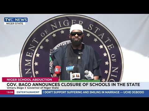 Gov. Bago Announces Closure Of Schools In Niger State Amid School Abduction