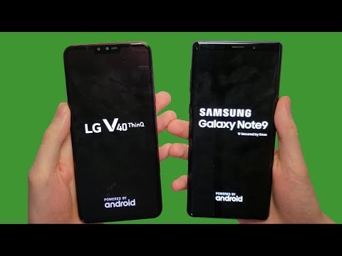 LG V40 vs Galaxy Note 9 Speed Test, Cameras & Speakers!