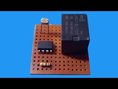 How to Make LDR Sensor Using 555 Timer and Relay | Automatic Light Switch