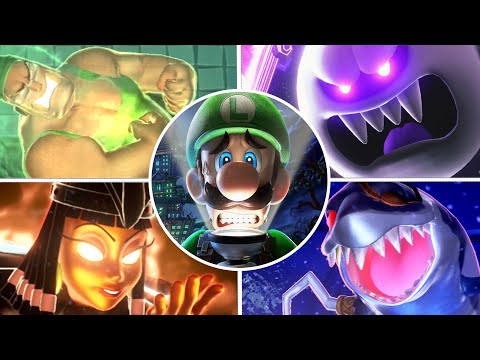 Luigi's Mansion 3 All Bosses Fight (No Damage)