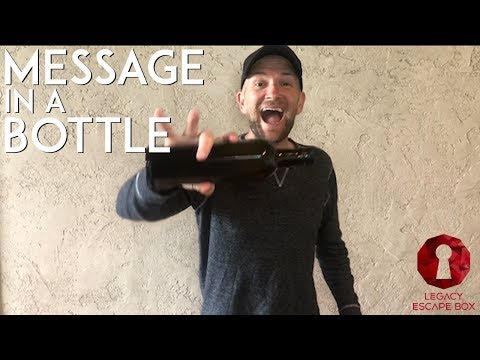 How to make a Message in a Bottle