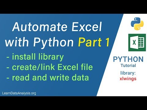 Automate Excel with Python and xlwings Part 1: Install xlwings and the basic