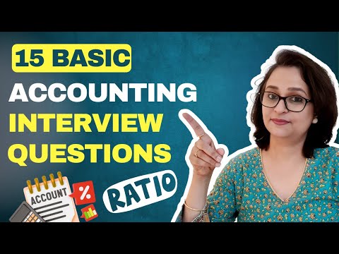 15 Basic Accounting Interview Questions - Liquidity, Solvency, Turnover, Profitability Ratios ✅