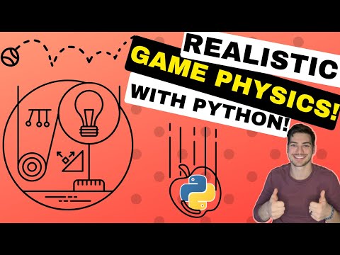 How to Code Realistic Physics in Python Games! PyGame Tutorial (Gravity, Bounce, Throw, Friction)