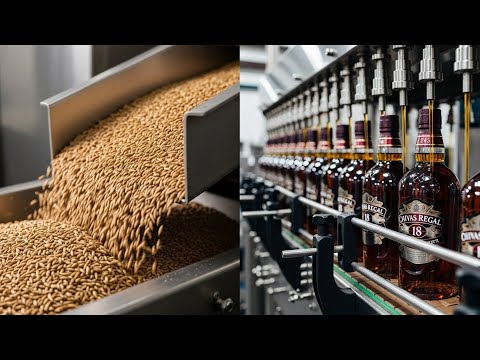 Inside the Chivas Regal 18 Distillery 🥃 How Millions of Bottles Are Made Every Day