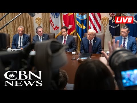 LIVE: President Donald Trump Holds a Cabinet Meeting | CBN News