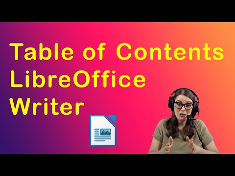 How to create a table of contents in LibreOffice Writer