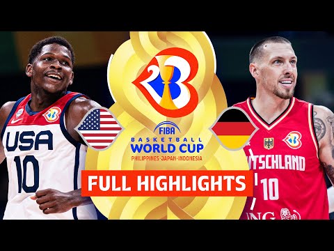 USA 🇺🇸 vs Germany 🇩🇪 | Full Game Highlights | FIBA Basketball World Cup 2023