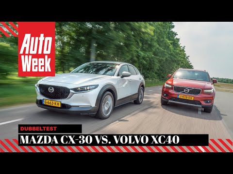 Volvo XC40 vs. Mazda CX30 - AutoWeek dubbeltest - English subtitles