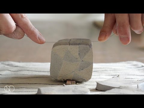 연리문 도자기 접시 만들기 : Making plates with Colored Clay [ONDO STUDIO]