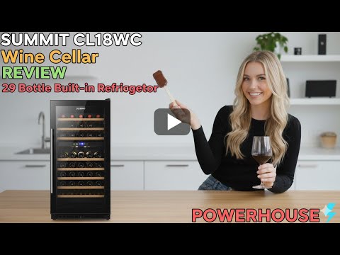 Summit CL18WC Wine Cellar Review: 29 Bottle Built-in Refrigerator POWERHOUSE