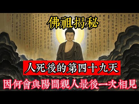 佛祖揭秘：人死後的第四十九天，因何會與陽間親人最後一次相見！#立地成佛#佛陀#佛學#佛教#禪修#佛法智慧#佛教故事#佛教文化