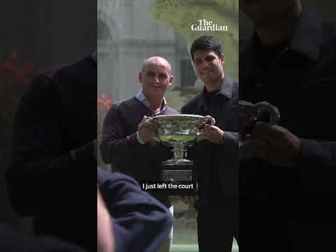 Carlos Alcaraz celebrates Australian Open triumph by gaming with brother
