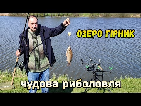 РИБОЛОВЛЯ НА ОЗЕРІ ГІРНИК / ВЕЛИКІ КАРАСІ І КУПА ПЛОТВИ / КРИЛЬЦЯ НА ВОГНІ