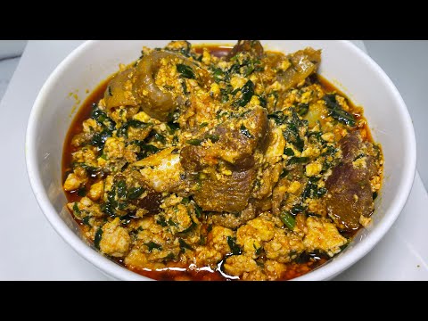 How To Cook Lumpy Egusi Soup without Frying / egusi soup recipe #nigeriansoup #egusi #egusisoup