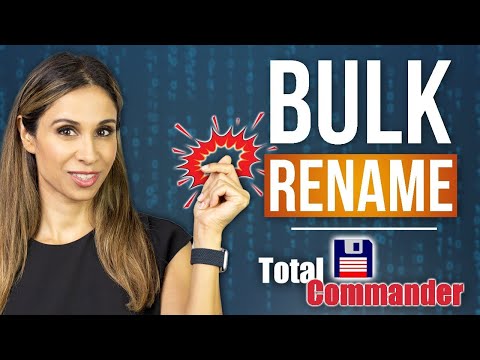 How to BULK Rename Files with a cool tool ๐๐ผ Total Commander (Advanced Rename Options)