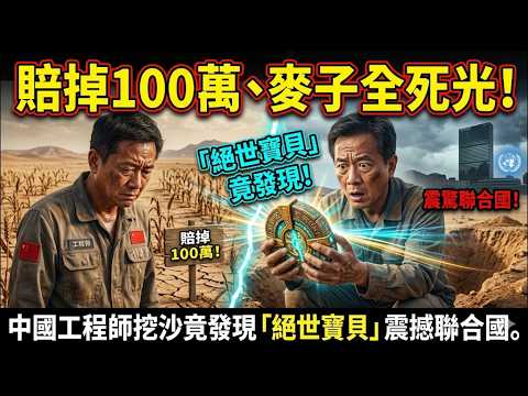 賠掉100萬、麥子全死光！中國工程師在沙特沙漠挖開沙子，竟發現震驚聯合國的「絕世寶貝」？